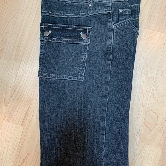 NWT Tahari Denim Two Piece Pants Suit! - Picture 5 of 5